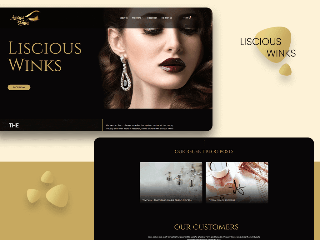 Liscius Winks interface